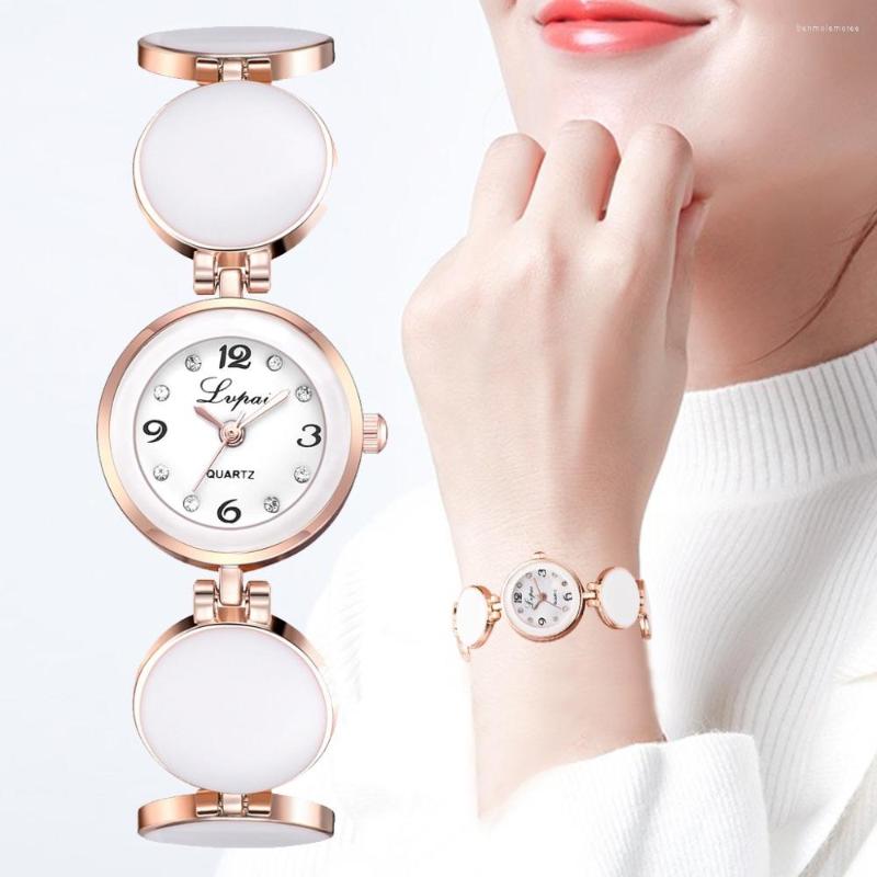 

Wristwatches Lvpai Brand Bracelet Watch Relogio Feminino Women Fashion Montre Femme Watches Quartz-Watch Top, Silver black