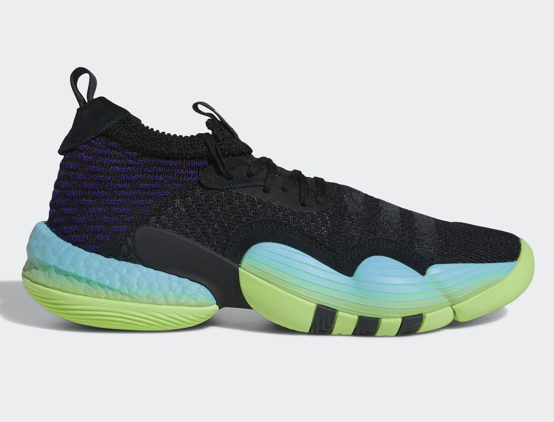 

Trae Young 2 Black Men Basketball Shoes with Box Blue White Sprot Shoe Sneakers Size US7-US11.5