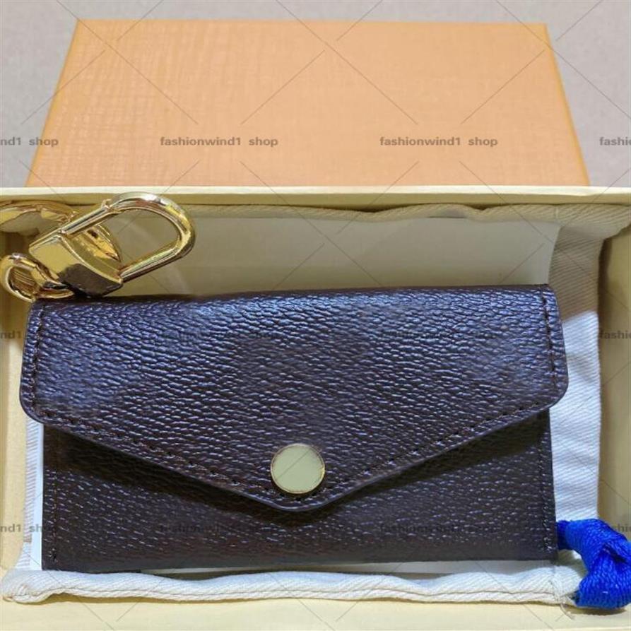 

leather key chains lovely wallet Fashion accessories lover gift handmade men women bag pendant delivery with box255l