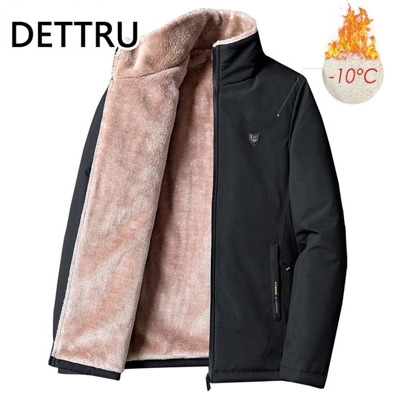 

Mens Down Parkas Men Winter Casual Classic Warm Thick Fleece Parkas Jacket Coat Men Autumn Fashion Pockets Windproof Parka Men Plus Size 2201006, Black