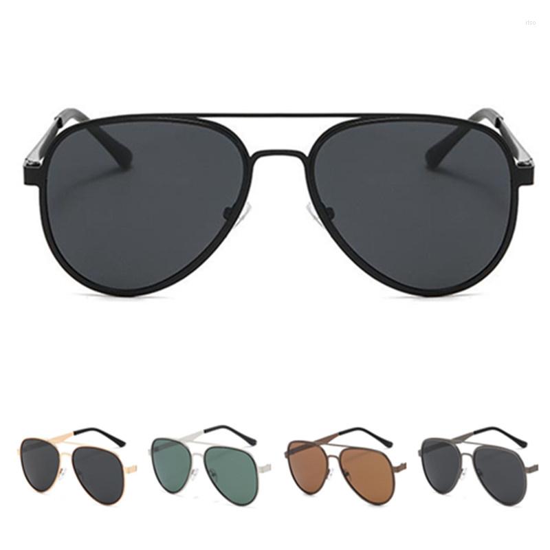

Sunglasses Polarized Men Steel Sheet Sun Glasses Super Light Eyeglasses Anti-UV Spectacles Classic Frog Mirror Ornamental A