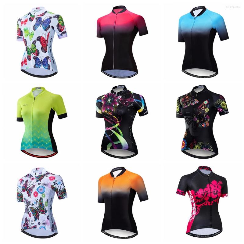 

Racing Jackets Cycling Jersey Women Bike Shirt Short Sleeve Mountain Road MTB Top Bicycle Clothing Summer Uniform White, 22