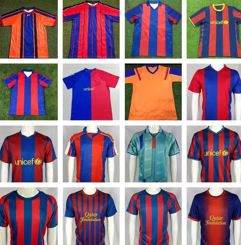 

soccer MESSIs Retro Barcelona soccer jerseys barca 96 97 05 06 07 08 09 10 11 12 13 14 15 16 17 XAVI RONALDINHO RONALDO RIVALDO GUARDIOLA In, 08/09 home