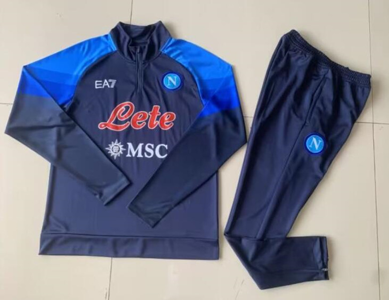 

22 23 Napoli TrackSuit soccer jersey football kit 2022 2023 SSC Naples AE7 D10S Hommes training suit wear Formation tuta Chandal Squitude Jogging