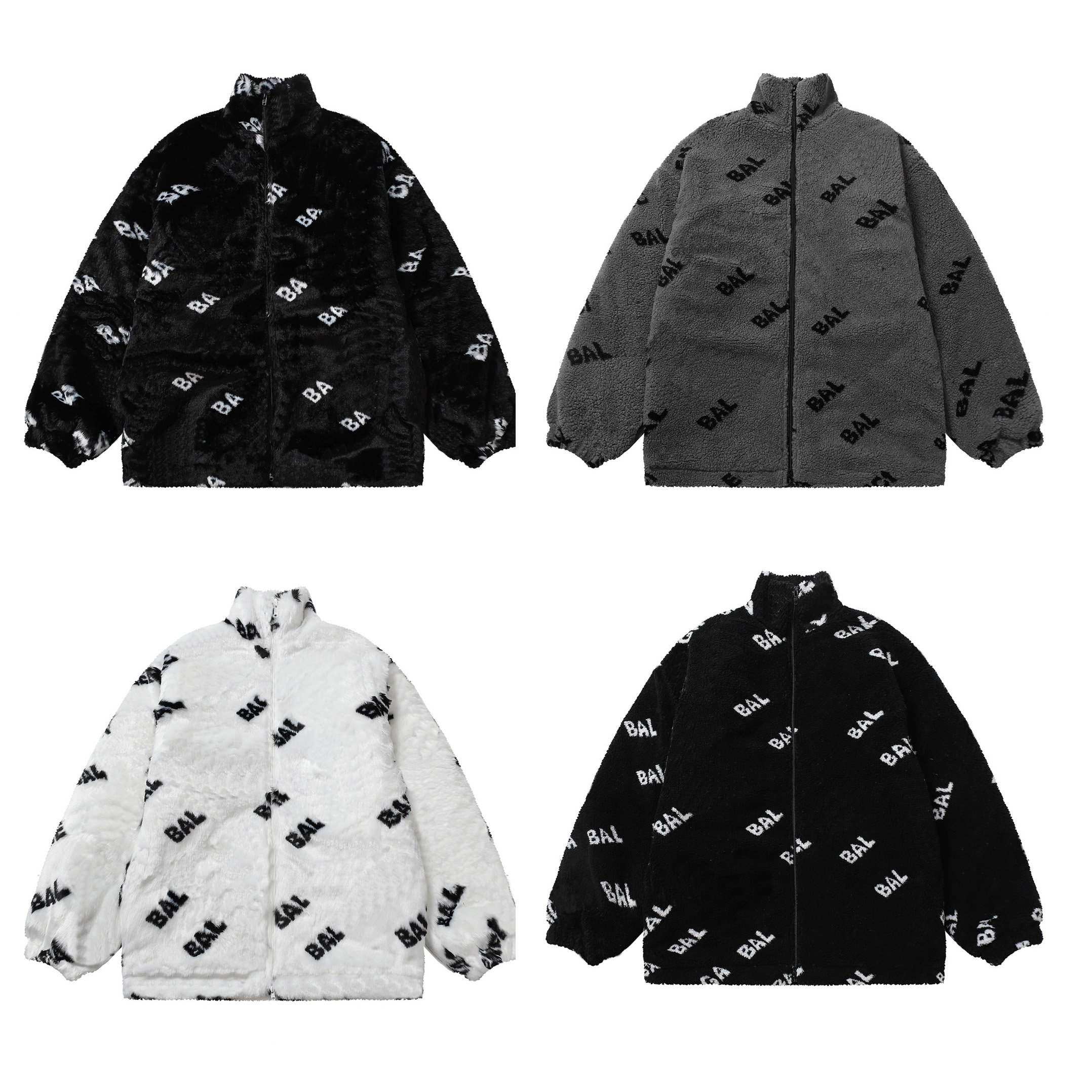 

Men's Lamb wool Jacket Comfortable Warm Letter Embroidery Jackets Tops Downs Coat for Unisex Designer Luxury BA Clothing