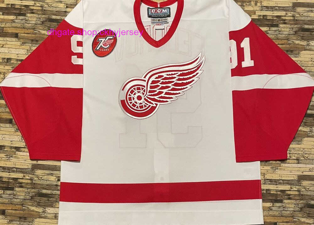 

New Jerseys Stitched Authentic Cheap Retro CCM Sergei Fedorov Hockey Jersey Mens Kids Throwback Jerseys, Same as picture