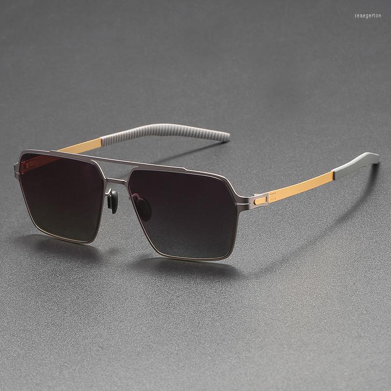 

Sunglasses Style Alloy Square Polarized Fashioal Driving Solar Glasses For Men
