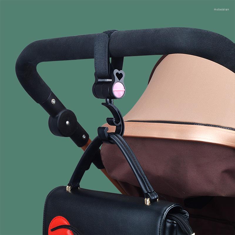 

Stroller Parts 2pc Hook Accessories Can Rotate 360 Degrees Baby Car Seat Storage Bag