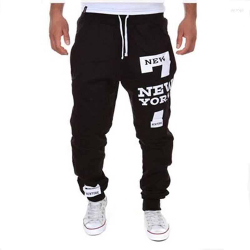 

Men's Pants Mens Joggers Fashion Casual Men Skinny Hip Hop Sweatpants Harem -3XL, White