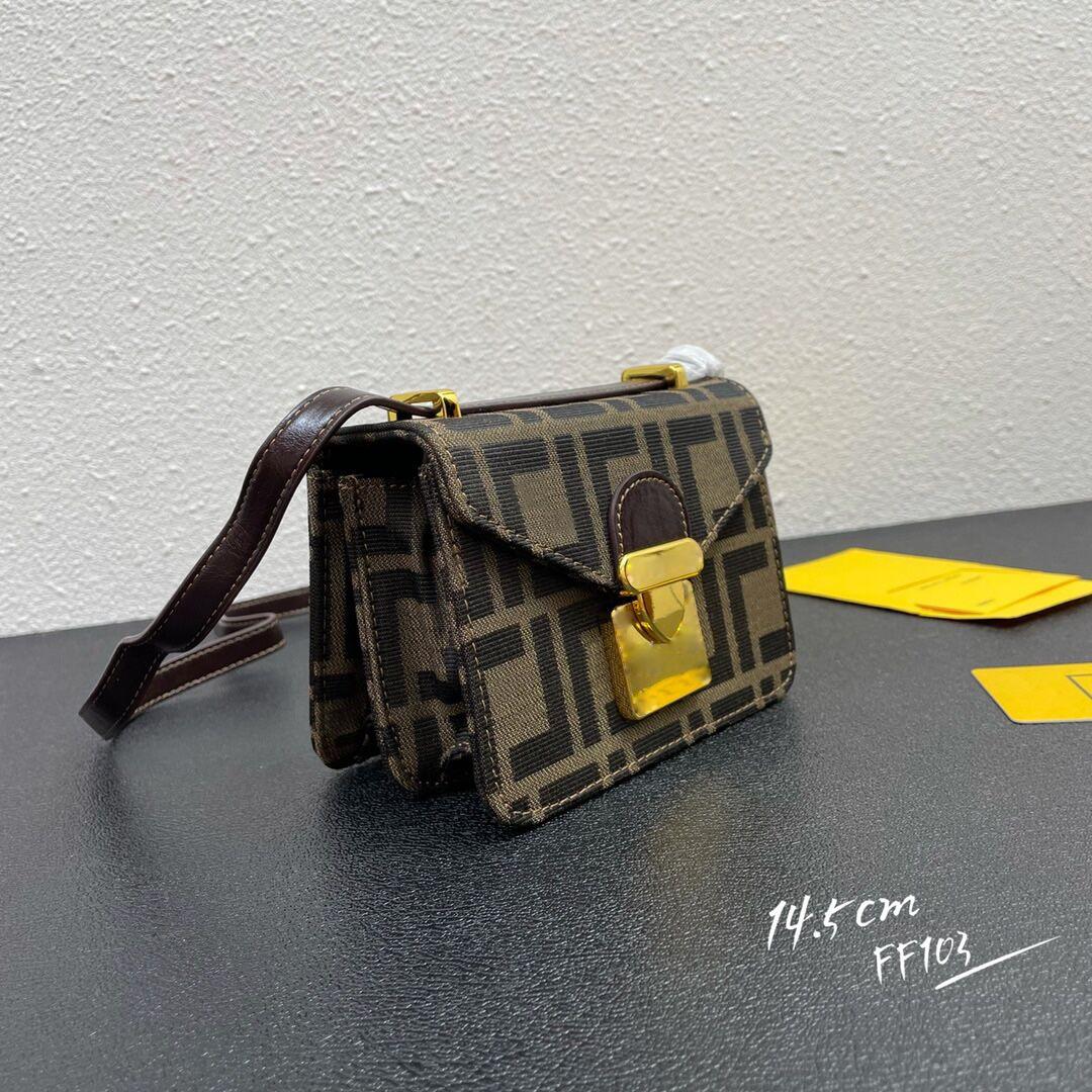 

Vintage organ bags medieval bag envelope old flower stiff bag jacquard canvas patchwork baguette one-shoulder Cross Body, Brown