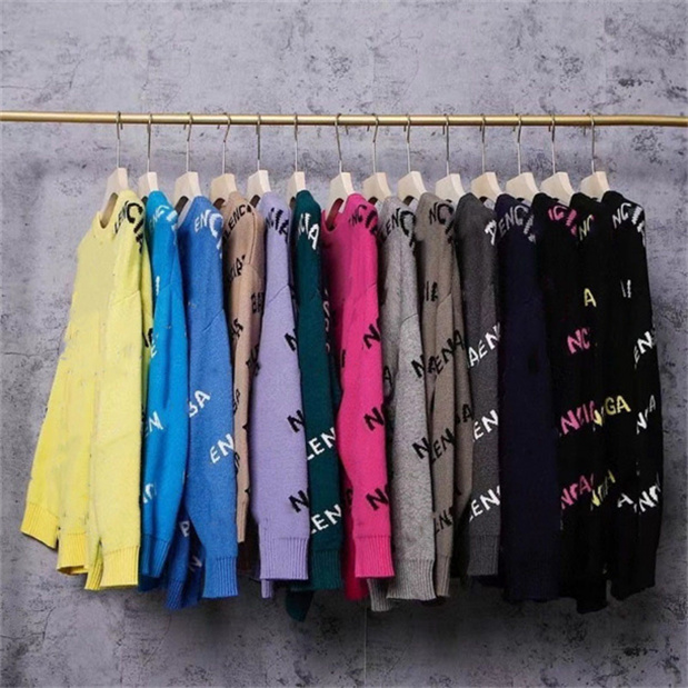 

Autumn winter sweater Round neck keep warm lovers' loose senior classic leisure multicolor comfortable 17 kinds of Pink hoodie sweaters designer sweater sweatshirt, No.8