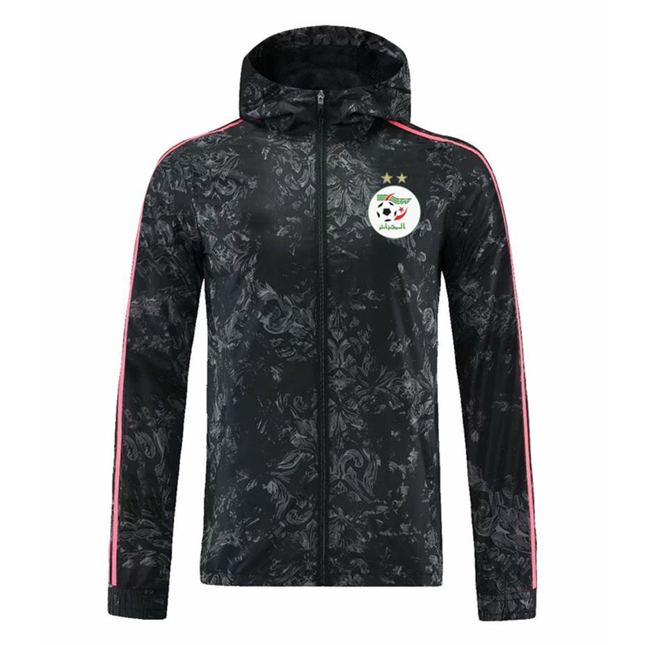 

2021 algeria soccer Windbreaker Mens Jackets Zipper hoodies football Windbreakers Jacket Active adult Hooded tracksuits winter coa248N