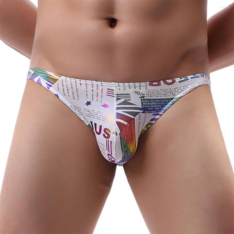 

Underpants Loose Underwear Raised Sexy Men's Briefs Breathable Mens Tearaway, White