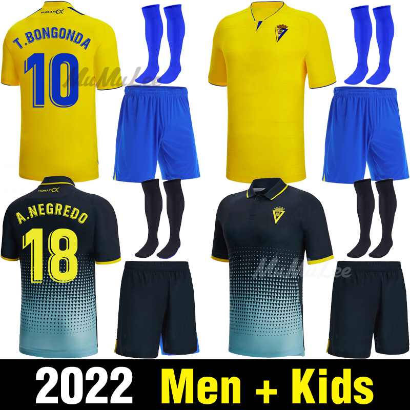 

2022 Cadiz Soccer Jerseys FALI ALEX LOZANO LUCAS MABIL R. ALCARAZ 22 23 ALARCON A. NEGREDO BLANCO BONGONDA Football Shirt men kids set