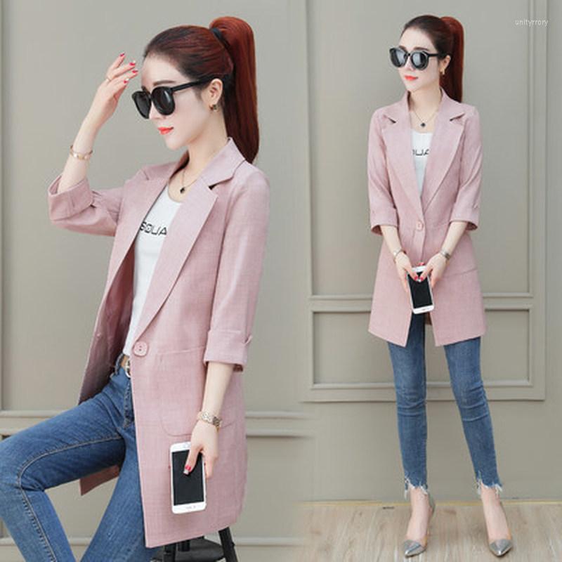 

Women's Suits 2022 Spring And Autumn Ladies Fashion Long Section Casual Thin Tide