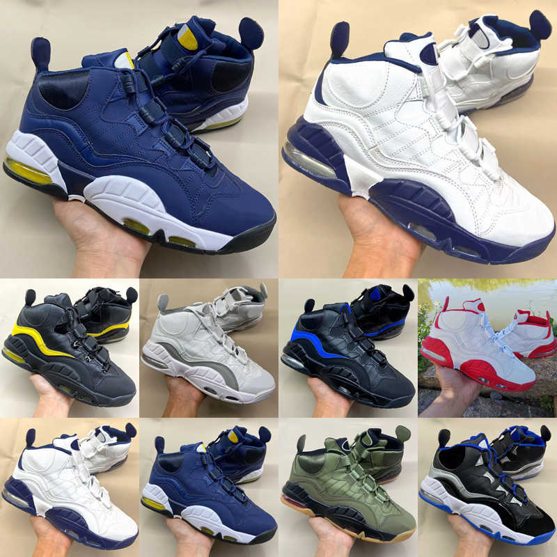 

Basketball Shoes Sports Sneakers Medium Olive University Blue Varsity Red Black Bred Hyper Royal Speed Turf Penny Hardaway 24 Barrage Mid 2, As photo 28