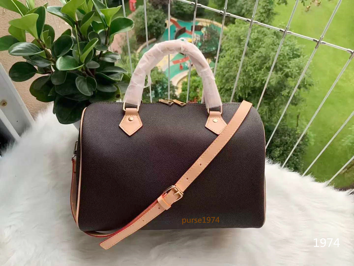 

tote bag Fashion women Shoulder Bags Genunie Leather EMPREINTE Totes handbags Speedy 30 35 Pillow Bag With Lock and Key 2022 Messenger Travel crossbody lpm, Khaki