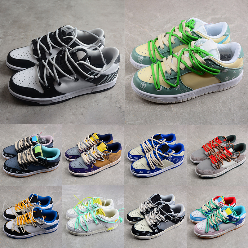 

TopQuality Lot The 01-50 Low Running Shoes Mens Womens Offs White Black Blue Green Orange Sports Trainers Sneakers, Color 12
