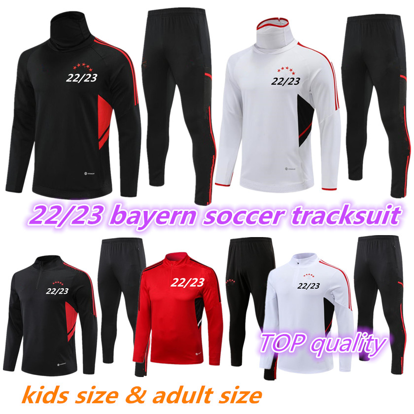 

22 23 Bayern Long sleeve adult tracksuit kids jacket survetement 2022 2023 sane LEWANDOWSKI GNABRY MULLER KIMMICH football jackets soccer training suit