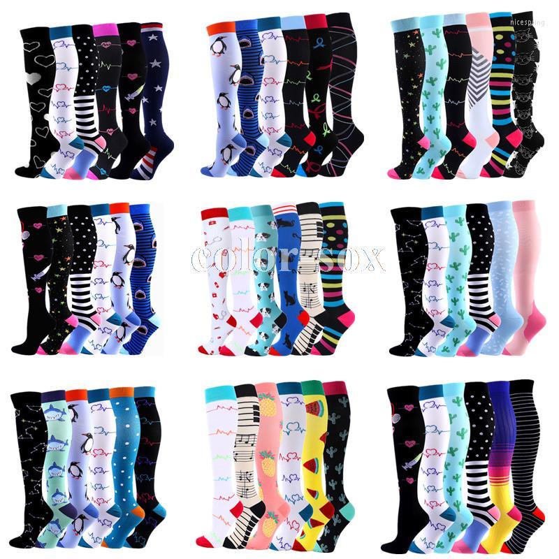 

Sports Socks Dropship Wholesale Compression Fit Edema Diabetes Varicose Veins Anti Fatigue Pain Relief Men Women Knee Stockings, Qmix006-145