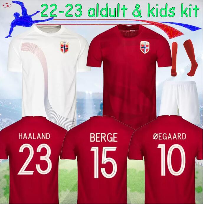 

Haaland 21 22 23 Norway Soccer Jersey 2023 2024 noruega ODEGAARD Berge King camisetas de futbol national team Football Uniforms thailand