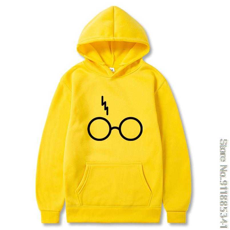 Sweats à capuche pour hommes Sweatshirts Harrys Potters Sweats à capuche Hommes Femmes Lunettes Imprimer Hiver Polaire À Manches Longues Manteau