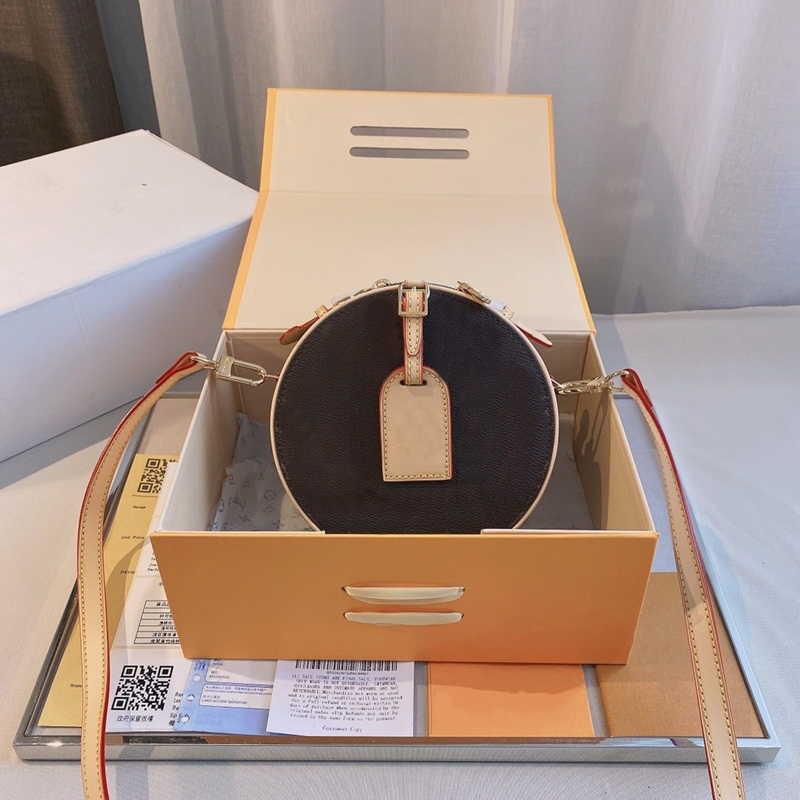 

Luxury Designer Boite Chapeau round Bag cake Cowhide Shoulder Crossbody Bags Nano Handbags Clutchs Women phone camera Purses, Ivory