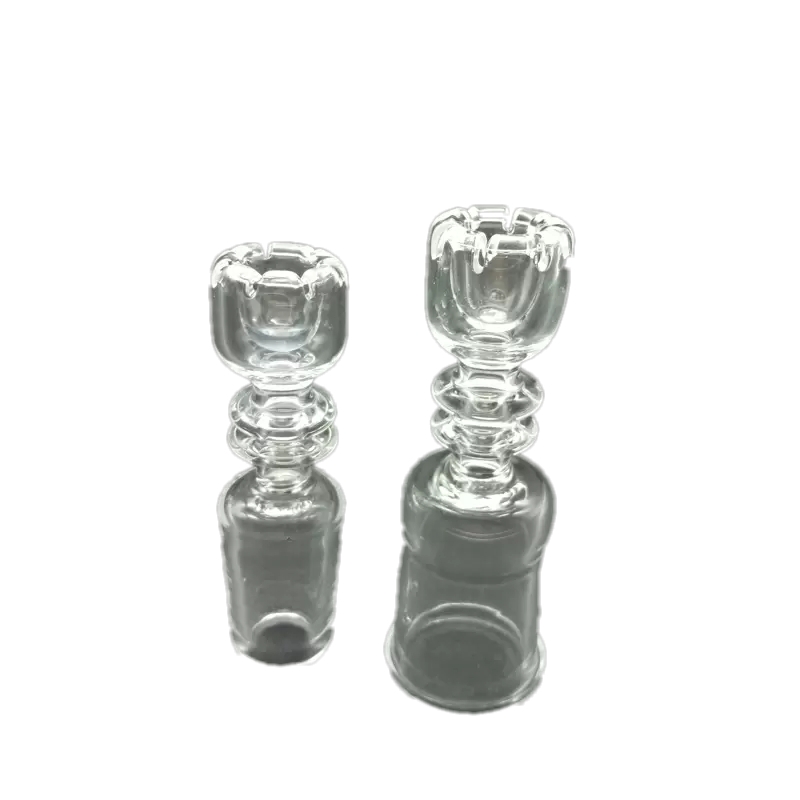 

Daisy Style Domeless Quartz Nail With 10mm 14mm 18mm Male Female Quartz Domeless Quartz Castle Nails Bowl For Wax Tobacco Paste Glass Bongs 3263 T2