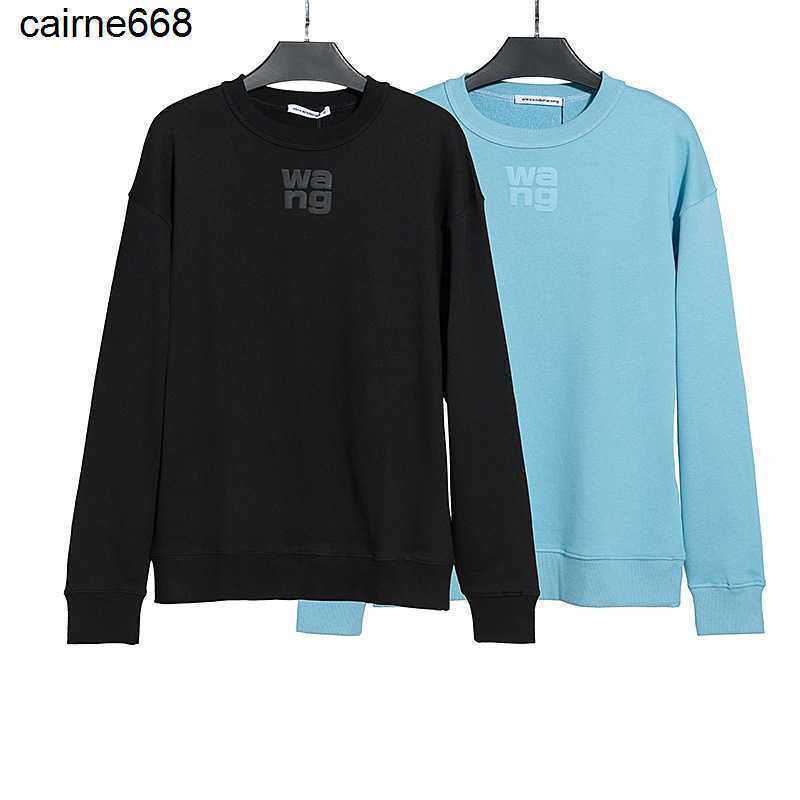Designer Women's Sweat-shirts Automne Nouvelle lettre Imprimée en mousse pour hommes Alexanders Même cou rond décontracté Wangs