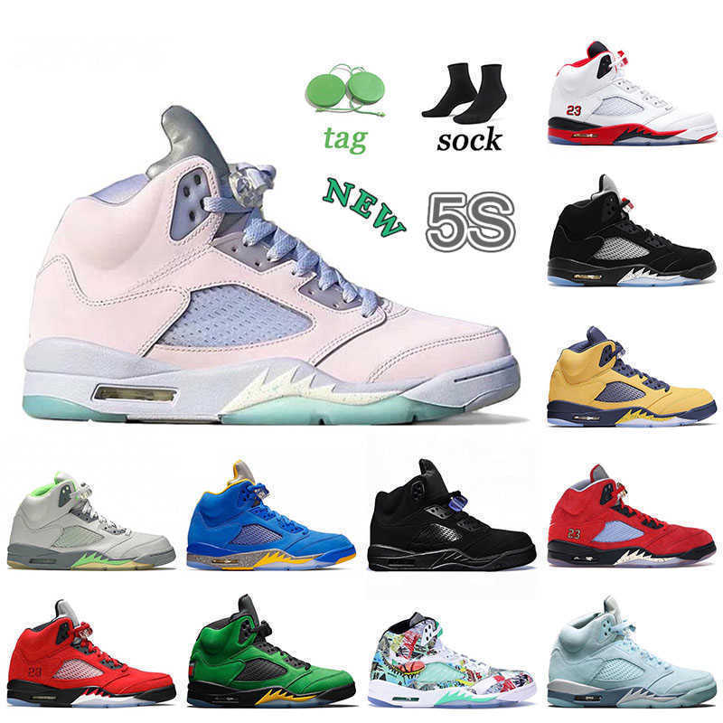 

2022 Newest 5s Easter Mens Womens Baskteball Shoes Top Jumpman 5 Vintage Designer Shattered Backboard Ice Blue White Sail Alternate Bel J OG designer shoes, L20 green bean 40-47