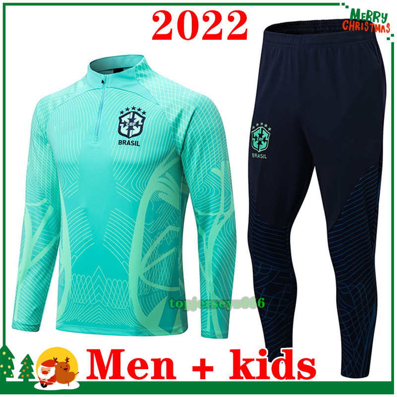 

2022 2023 Brasil soccer tracksuit 22 23 Mens and kids kit Brazil football training tracksuits jogging survetement foot chandal tuta, Shorts