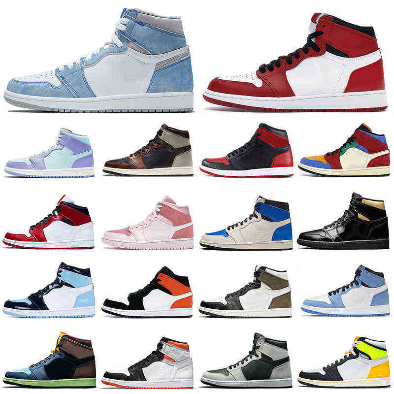 

Cheaper 1s men basketball shoes 1 Hyper Royal Banned Bred Shadow Chicago women mens trainers sports sneakers Walking Jogging J OG designer shoes, 1s royal blue