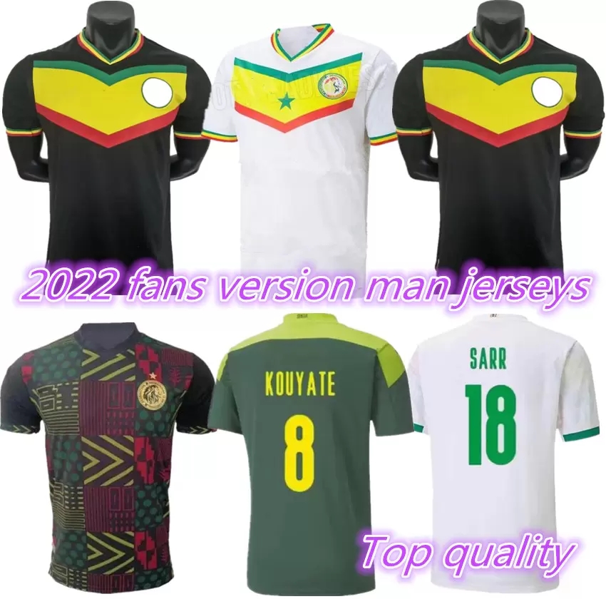 

22 23 Senegal soccer jerseys 2022 African Cup champions national home away MANE KOULIBALY GUEYE SPECIAL 2023 Maillot de football Uniforms jerseY, 22-23 men home+patch