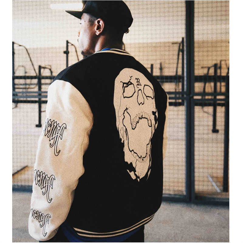 

Mens Varsity Baseball Jacket Men Clothing Women Bomber Coats Harajuku Japanese Racer Streetwear Motorcycle for couples yh