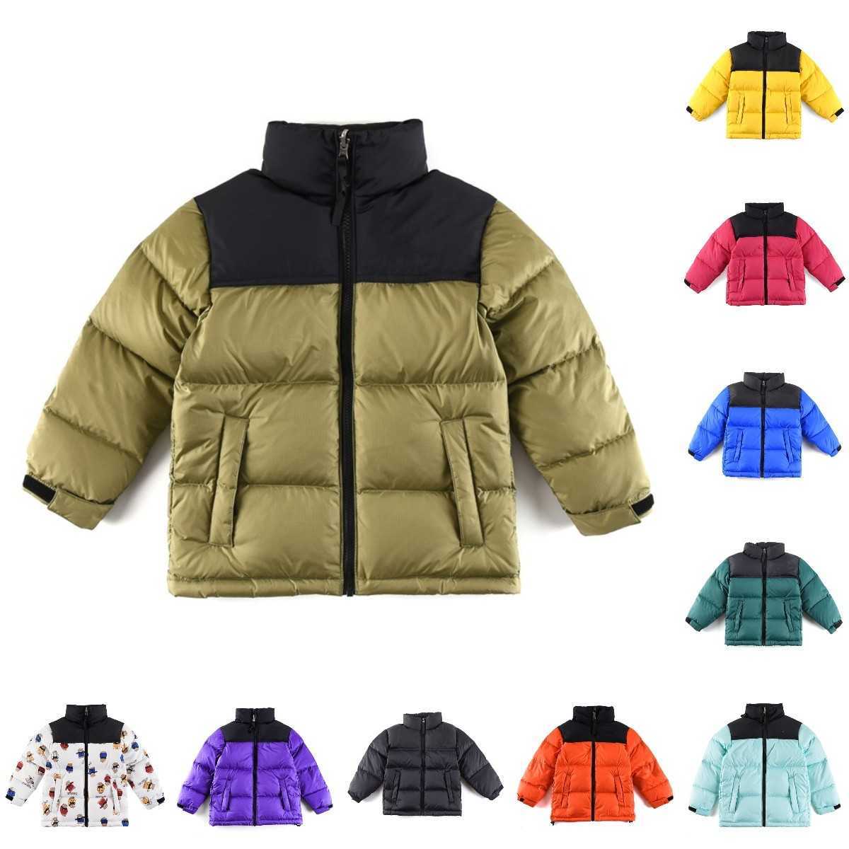 Dropshipping 1 Piece/DHL Retro 1996 Puffer Down Jackets Designers Nuptse 700 Winter Parkas Coat Kid Children Outwear Toddler Windbreaker Body Warm S