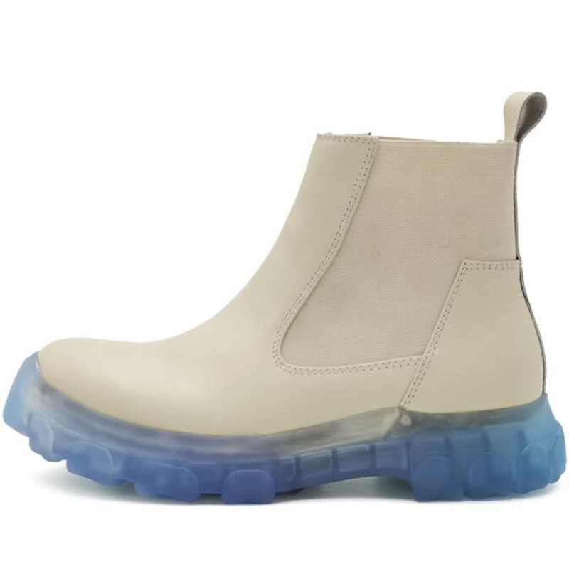Mens Crystal Boots White Men Fashion Chelsea Boots Man Designer Platform Boot