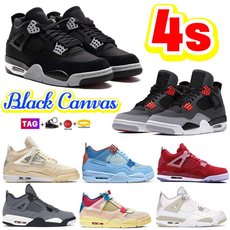 

Jumpman 4 Basketball shoes designer Men 4s Black Canvas Infrared white x sail SP Taupe Haze UNLA Guava Ice Blue Oklahoma PE A Ma Maniere, #16- gs sand