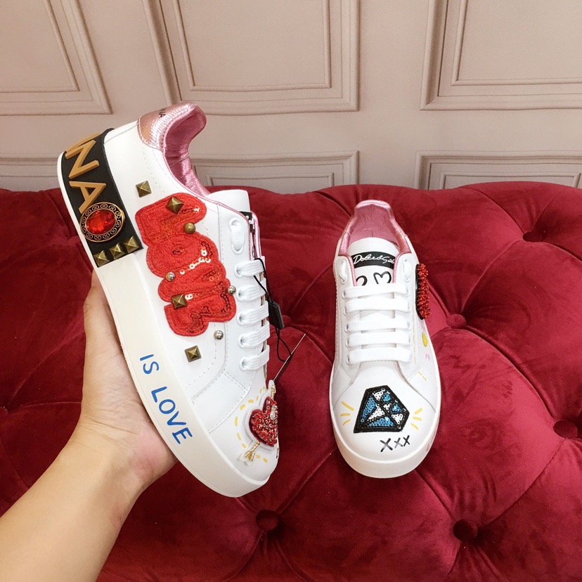 

Dolce & Gabbana DG Designer Shoes Men Luxury Designers Sneaker Women Platform Leather Casual Shoe Low Top Lace Up Sneakers With Clear 00F