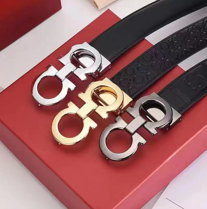 

Fashion men designer belt women men casual letters smooth button printed lychee pattern belts length 105CM 110 115 120 125 Gift Box, Small white box