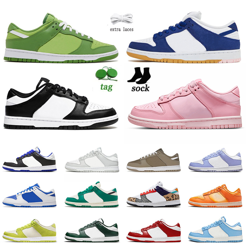 

Designer mens womens low platform skate shoes big size 12 13 classic og black white medium olive coast unc grey fog green apple pink chunky dunky panda skate sneakers, A76 aqua blue 36-45
