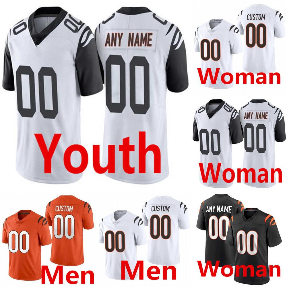 

20F Jersey Cincinnati''Bengals''Men #14 Andy Dalton 18 A.J. Green 9 Joe Burrow 85 Tee Higgins''NFL''Women Youth 100th Limited Jersey, Mens mh