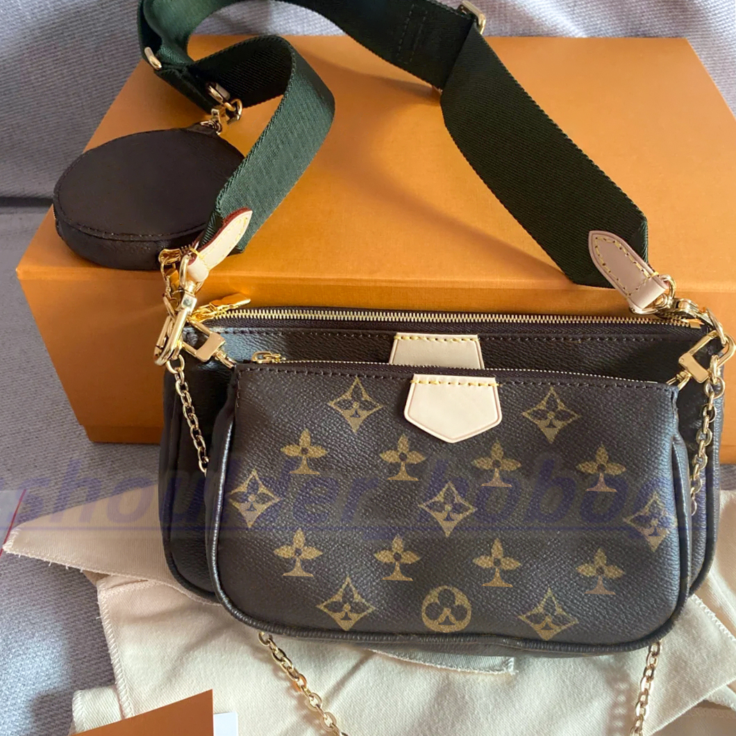 

Luxury designer M44840 bags MULTI POCHETTE ACCESSORIES original single handbags tote purses women fashion wallet handbag Crossbody Shoulder Bags Genuine leather, Box