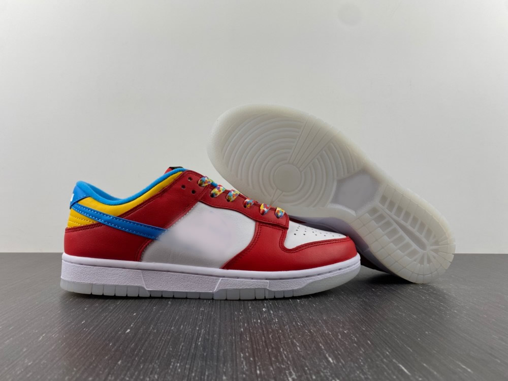 Authentic Dunks Low Fruity Pebbles Men Running Shoes DH8009-600 White Red Blue Yellow Sports Sneakers Outdoor With Original Box