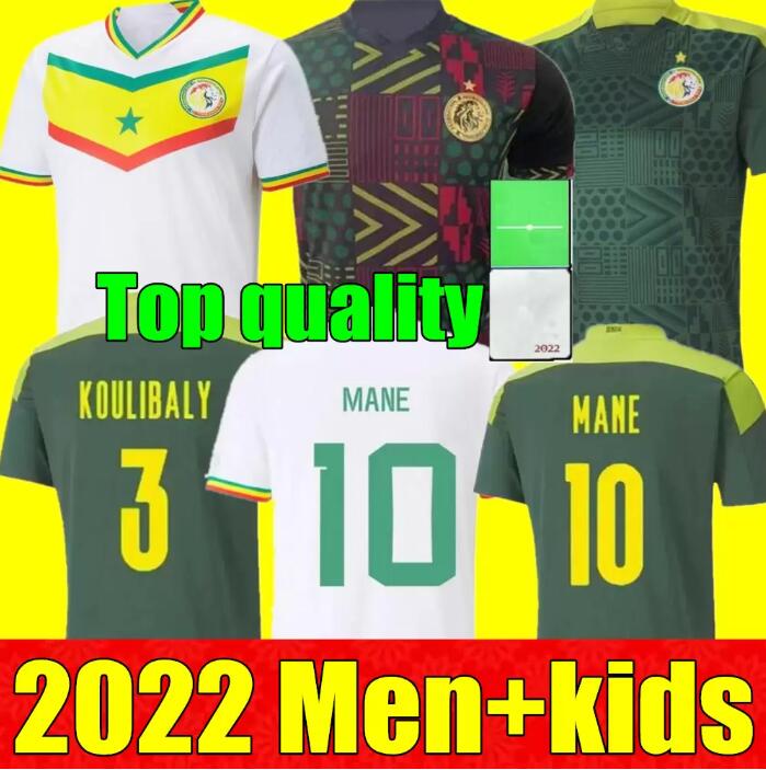 

2022 Senegal Soccer Jersey top quality 22 23 home away green Balde KOULIBALY MANE football team jerseys Football shirt, Grey