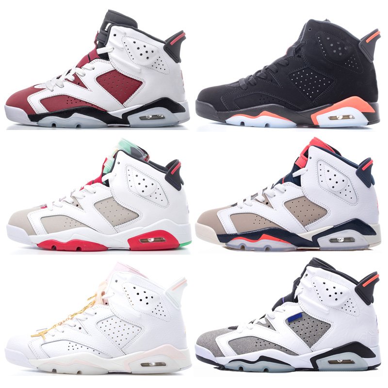Chaussures de course baskets basket-ball V6 Femmes des femmes entra○neurs de cr←ateurs blancs noir rose rose jaune violet sport run double coussi