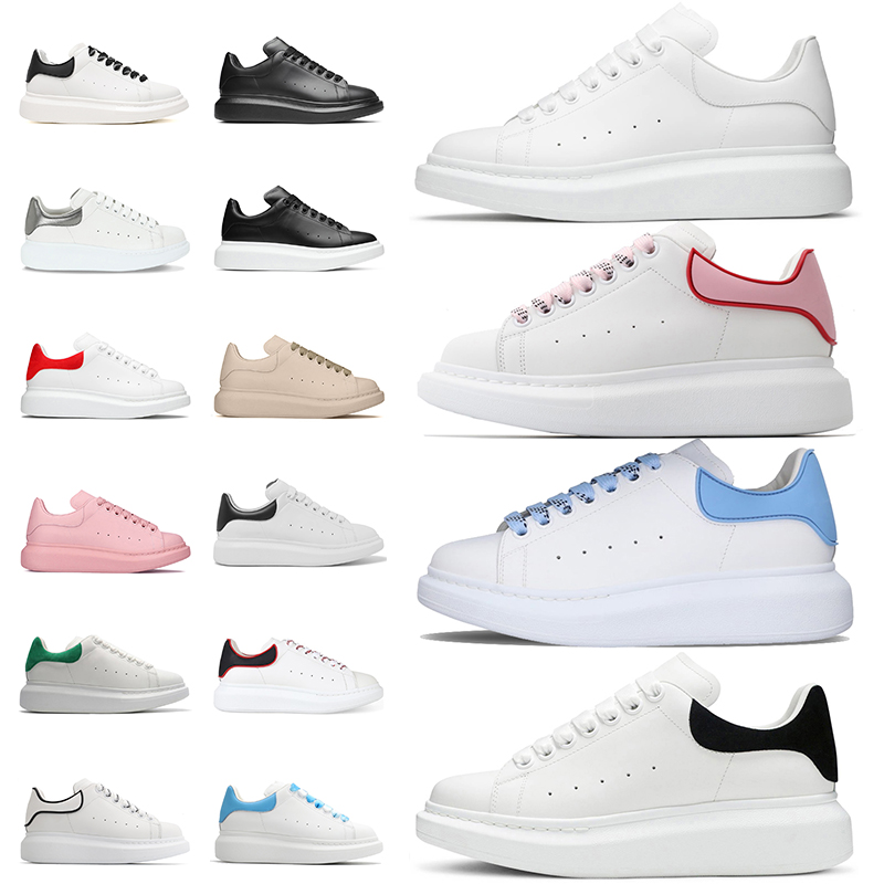 

Luxury Mckun Designer Shoes Top Fashion Women Mens Designer Platform MC Sneakers Dream Blue Red Pink Triple Black White Reflective Suede Trainers Sports, D11 rose gold 36-40