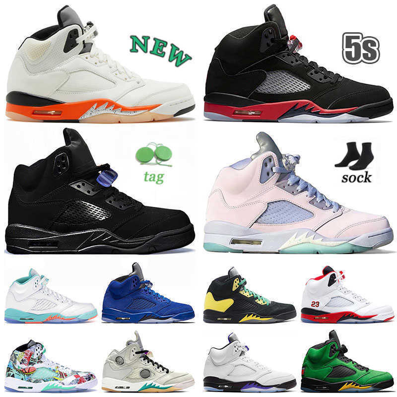

Top quality mens womens jumpman 5 5s basketball shoes big size us 13 vintage Shattered Backboard Black Cat Easter Pink Concord White Sail J OG designer shoes, L04 40-47 ice blue