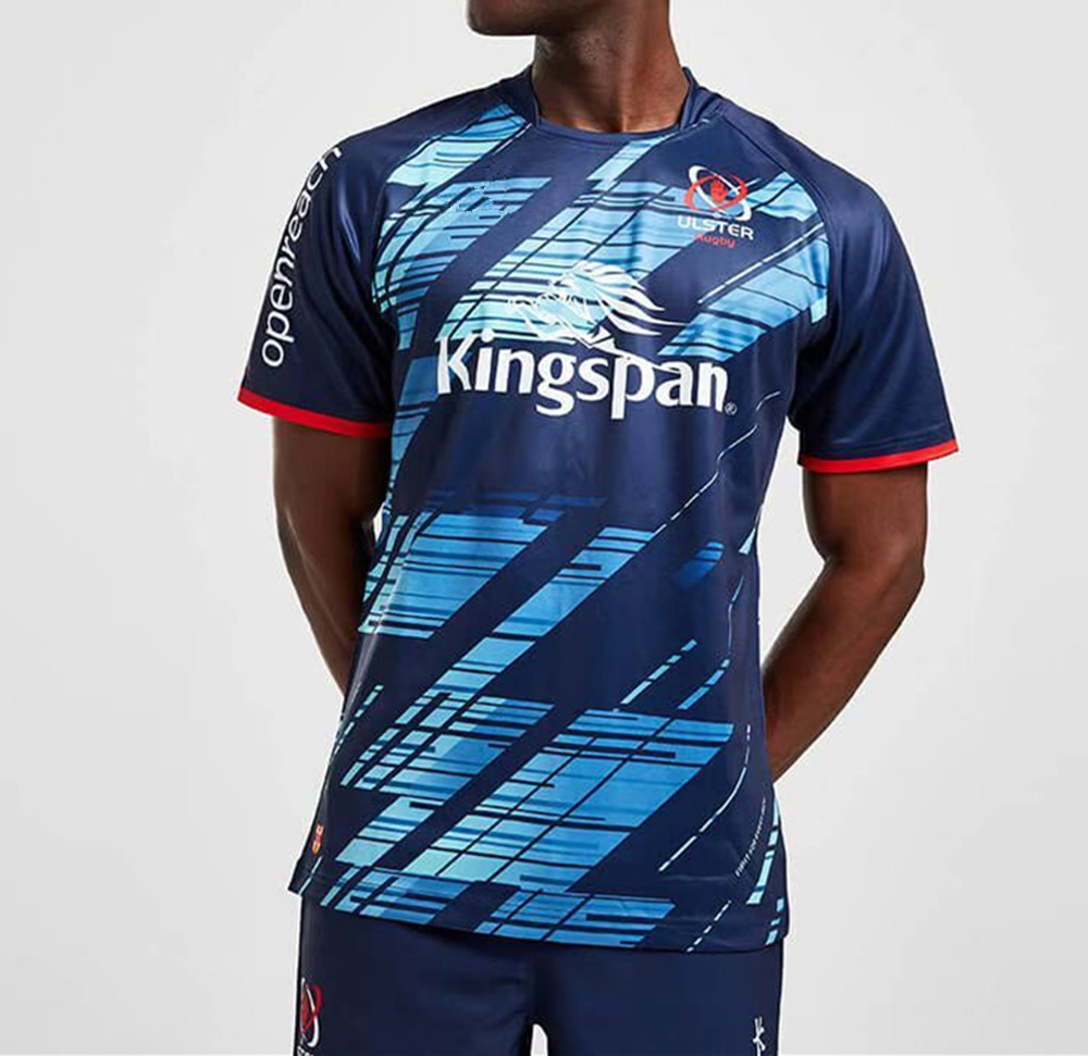 

2023 ulster home away Rugby Jersey NEW ULSTER rugby shirt Men's T-Shirts big size 5xl Custom name and number, 2022 home