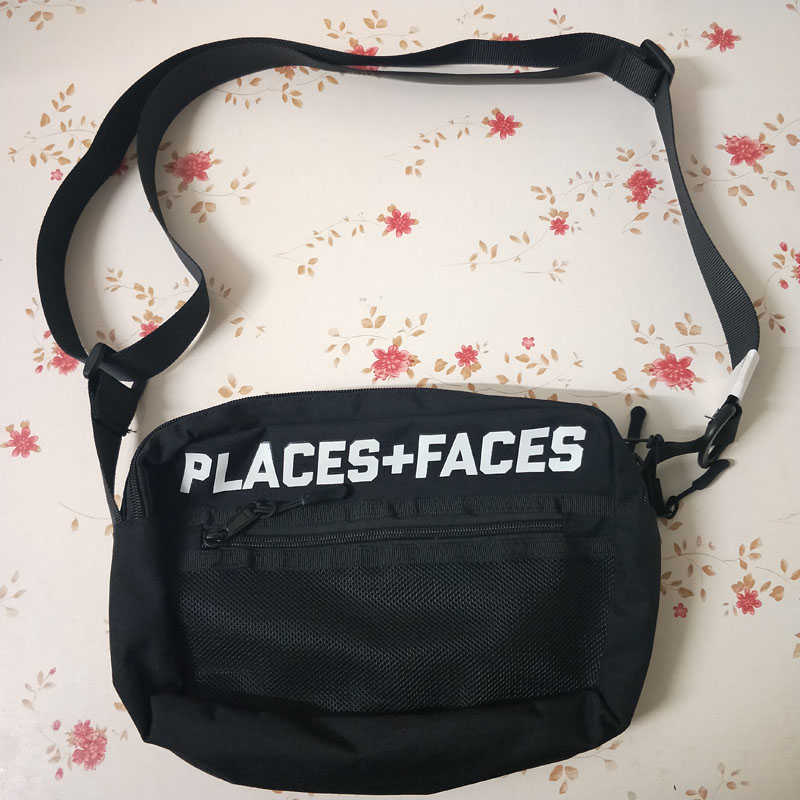 

Evening Bags PLACES FACES T Shirts Men Women 1 1 High Quality Cotton Places Faces Tops Tees Boy Girl Couple Reflective PLACES FACES Bag T220927