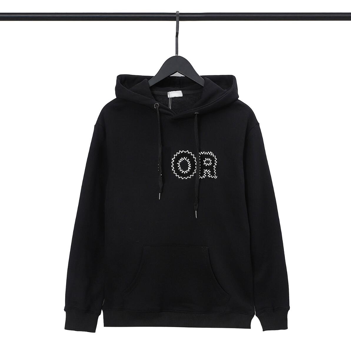 

New Fashion Luxury Hoodies Sweatshirts Men Women Sweater Long Sleeve Tech Terry Top for Women Winter Casual Solid O-neck Warm Clothing Plus Size 3XL 2XL, White1